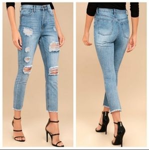 High waist jeans